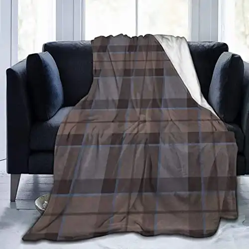 A Clan Fraser Plaid Blanket