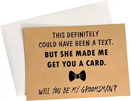 These Awesome Groomsmen Proposal Cards