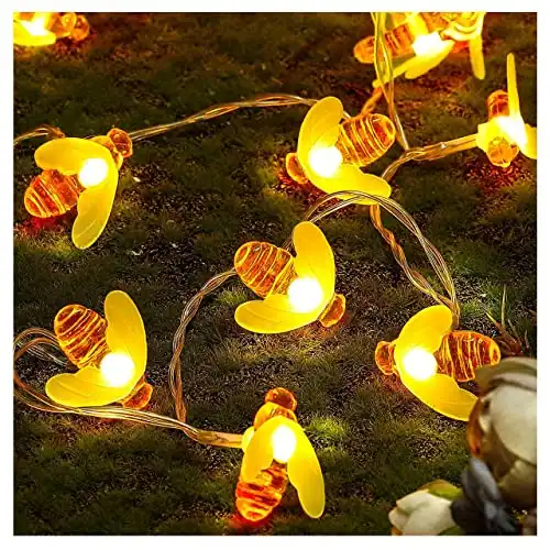 These Honey Bee String Lights