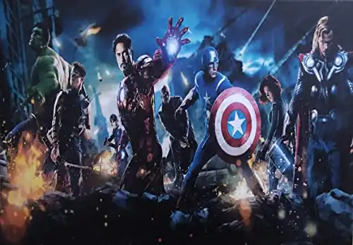 A Light Up Marvel Avengers Canvas