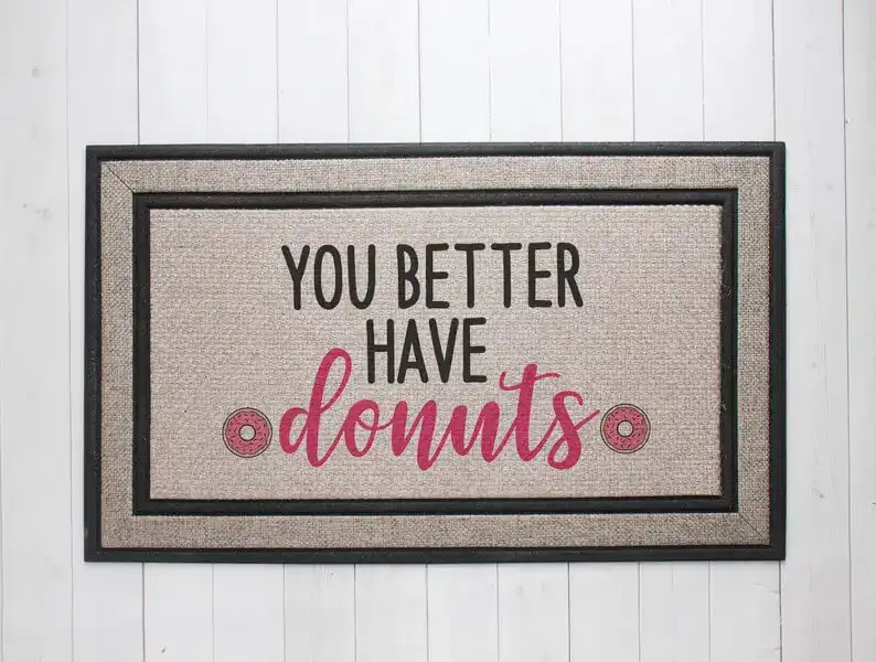 This Funny Donut Doormat