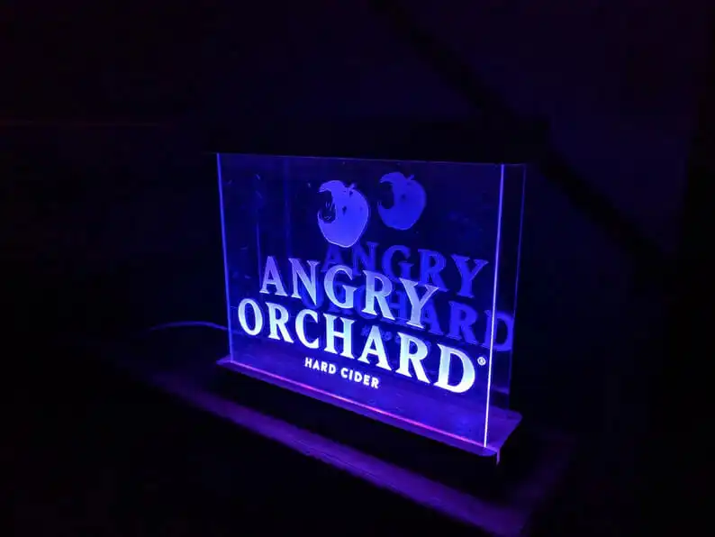 An Angry Orchard LED Sign