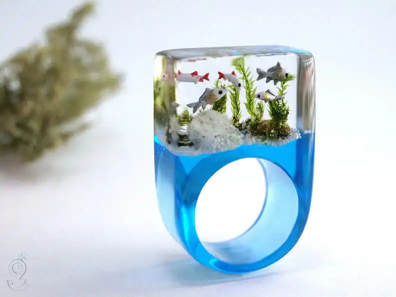 This Amazing Tiny Aquarium Ring