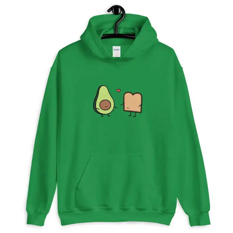 An Adorable Avocado and Toast Hoodie